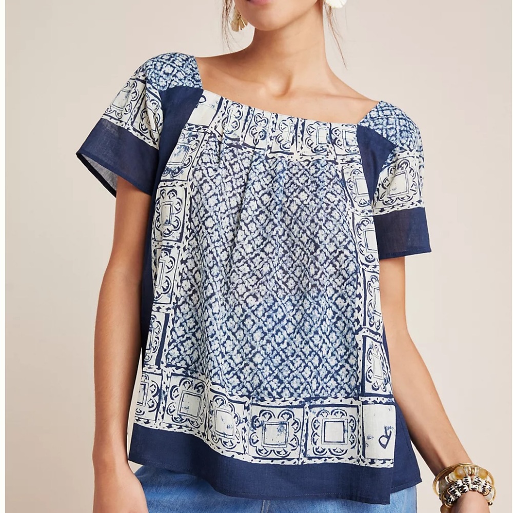 Anthropologie • Mason Batik Blouse
